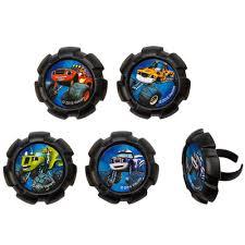 lot 84 image: Cupcake Rings- Blaze Wheels Cupcake Rings 96 qty