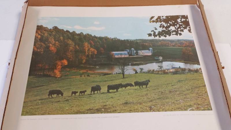 lot 1050 image: 1965 United States Department of Agriculture Conservation 50 State Print Lot Government Issue