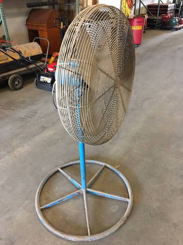 lot 73 image: PEDESTAL SHOP FAN