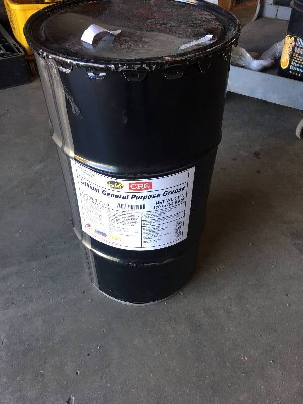 lot 99 image: STA-LUBE LITHIUM GENERAL PURPOSE GREASE - 120 LBS.