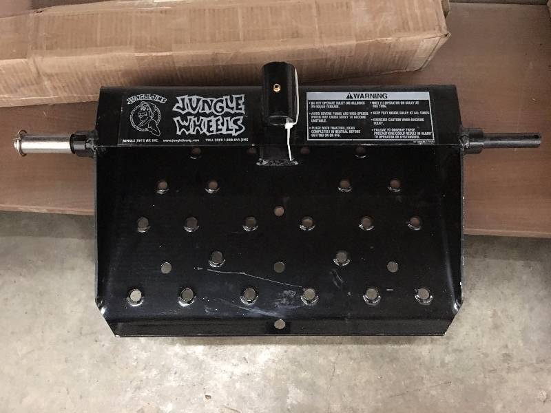 lot 27 image: JUNGLE JIMS JUNGLE WHEELS  2 WHEEL SULKY FRAME