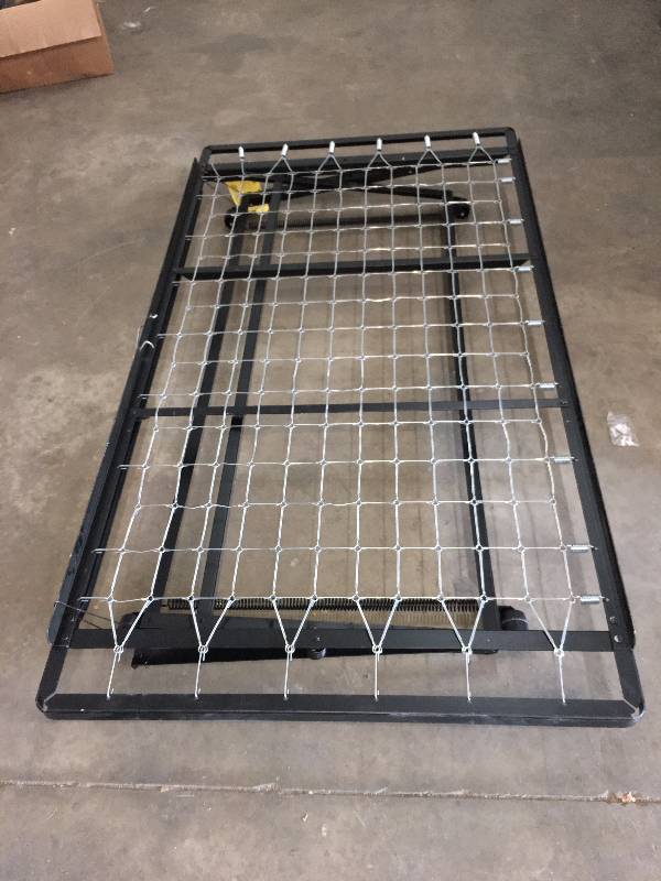 lot 24 image: NEW COLLAPSABLE TWIN  BED FRAME GREAT FOR HIDING UNDER ANOTHER BED