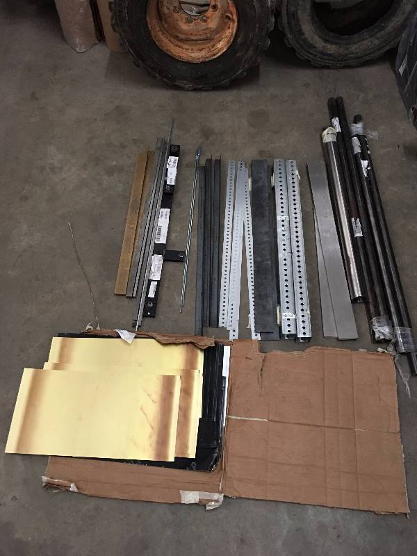 lot 16 image: LARGE LOT OF SHEET METAL AND METAL STOCK