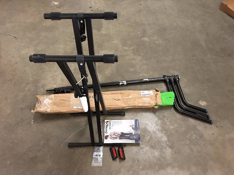 lot 36 image: MUSICIANS LOT KEYBOARD STAND SPEAKER STAND GUITAR PICKUPS AND MORE