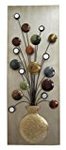 Home Source Industries 400-25416 Metal Wall Art, 12 by 32.1 by 1.8-Inch