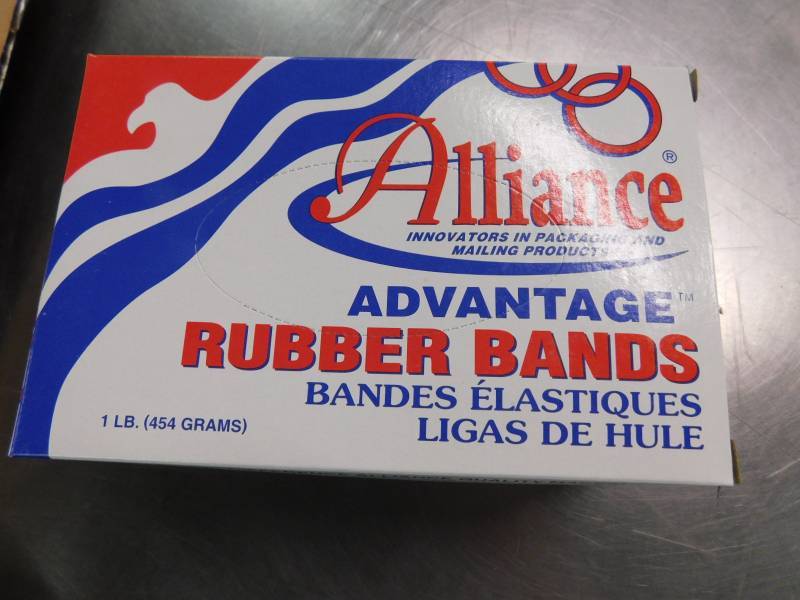 lot 3455 image: Large Lot of Alliance Advantage Rubber Bands