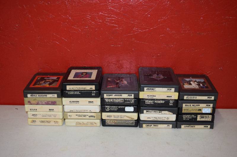 lot 1 image: 27 8 Track Tapes