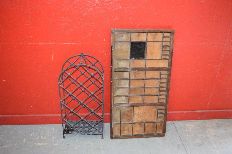lot 118 image: Wine Rack and Printers Drawer