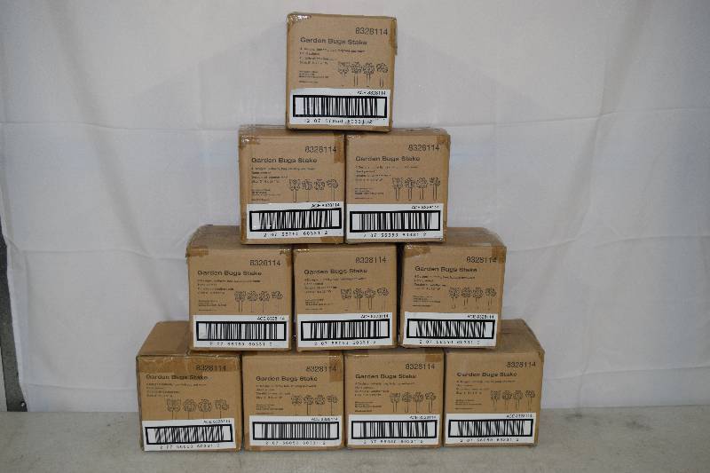 lot 146 image: 10 Boxes of 12 Garden Bug Stakes