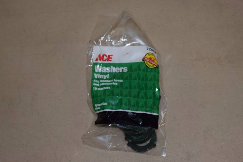 lot 207 image: 10 Boxes of 10 packages Ace Garden Hose Washers