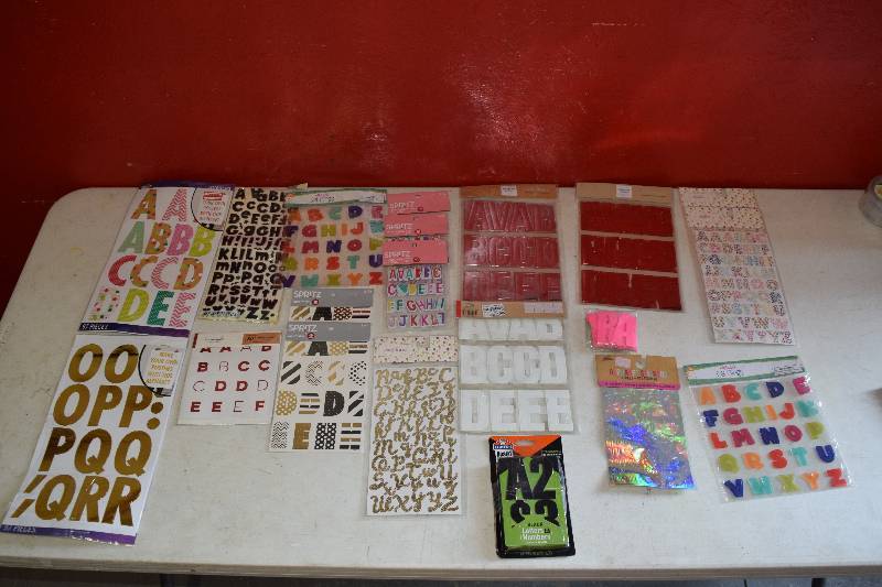 lot 295 image: Alphabet Stickers