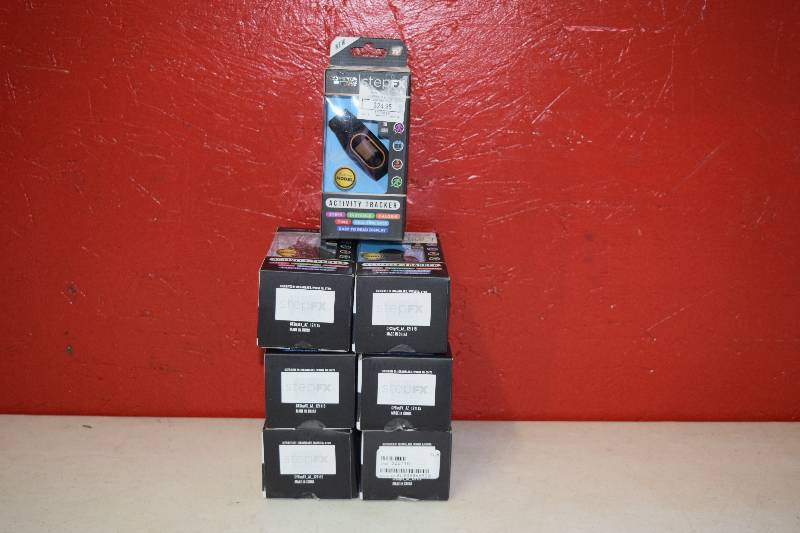 lot 306 image: 7 Copper Fit Step FX Activity Trackers