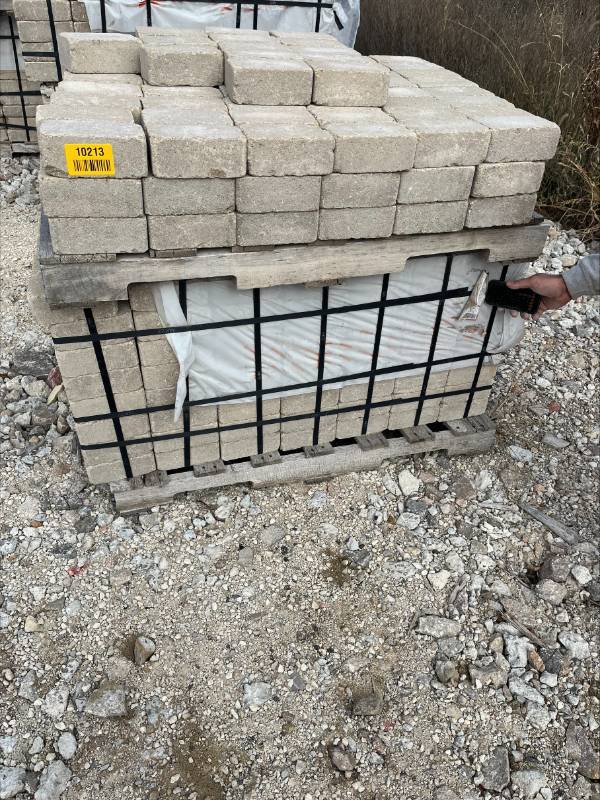 Unilock Brussels Block Paver Half Stone Sandstone 7 cm (88.7 sq