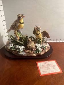 lot 1016 image: Andrea By Sadek Meadowlark family display