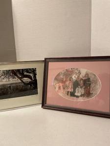 lot 1108 image: 15 12 x 12 watercolor and Jane hale signed print