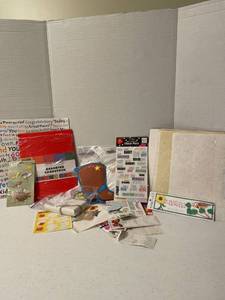 lot 1115 image: Scrapbooking paper, card stock, stickers and more