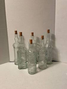 lot 1120 image: Decorative bottles with corks