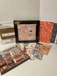 lot 1129 image: Scrapbook and supplies