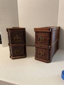 lot 1136 image: Antique sewing machine drawers