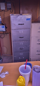lot 2100 image: Filing Cabinet 5 drawer 60x18x27