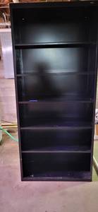 lot 2110 image: Metal shelving unit sturdy 78x34.5x13.5