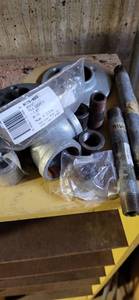 lot 2123 image: Plumbing parts, 4 pipes