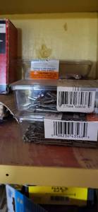 lot 2131 image: Assorted nails, screws, bolts