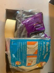 lot 3026 image: Various tape and weatherstrip