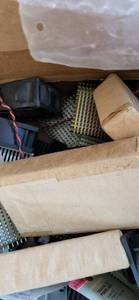 lot 3111 image: Parts for building a electrical boards, meter, Kodak Diconix 150 plus printer