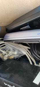 lot 3115 image: Box of transmitters head set with microphone see pictures