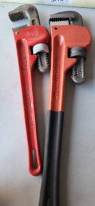 lot 3118 image: Plumbing wrenches 14 18