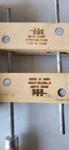 lot 3121 image: Wood clamps 12