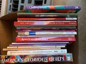 lot 3240 image: Quilting books