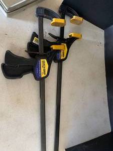 lot 3406 image: 2 Quick grip bar clamps
