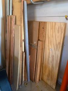 lot 3600 image: Various wood and metal. Customer must take ALL.
