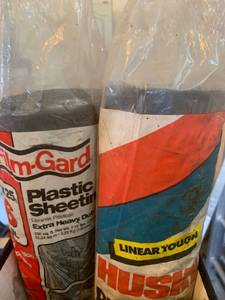 lot 3619 image: 2 Rolls of plastic sheeting