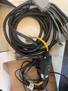 lot 3626 image: Extension cords Briggs and Stratton generator adapter cord. Also a ground fault circuit interrupter