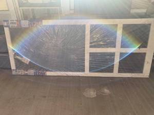 lot 4055 image: Lafayette solid vinyl screen door 32 x 80