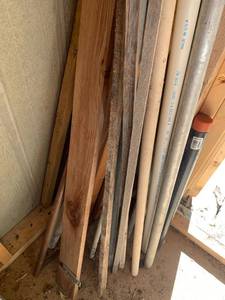 lot 5033 image: Miscellaneous wood, pipe, and PVC