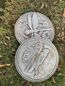 lot 5134 image: Two metal steppingstones