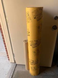 lot 3506 image: Quik Tube. Building forms plus roll of brown paper