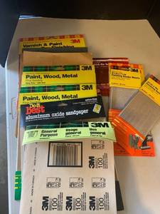 lot 3507 image: Various sandpaper