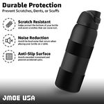 Jmoe USA Silicone Boot Sleeve + Hand Grip for Owala 40oz Water Bottle, BPA  Free & Food-Grade Silicone Rubber, Protective Anti-Slip Bottom Bumper  Cover