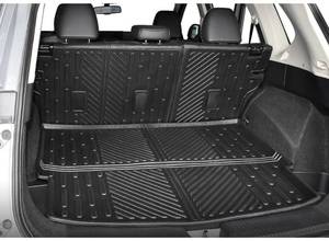 lot 2104 image: Cargo Mat Cargo Liner TPE Trunk Mat All Weather Seats Back Protector Cargo MatBackrest Mat stock photo not exact, unsure as to what vehicle this fits, cargo mat is approx 45W x 35L