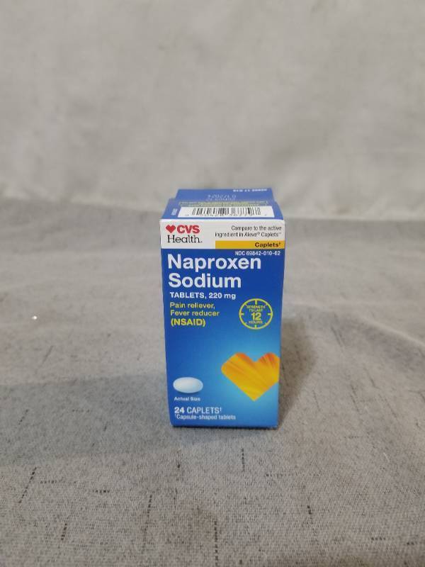 lot 540047 image: CVS HEALTH NAPROXEN SODIUM 220MG 24 CAPLETS