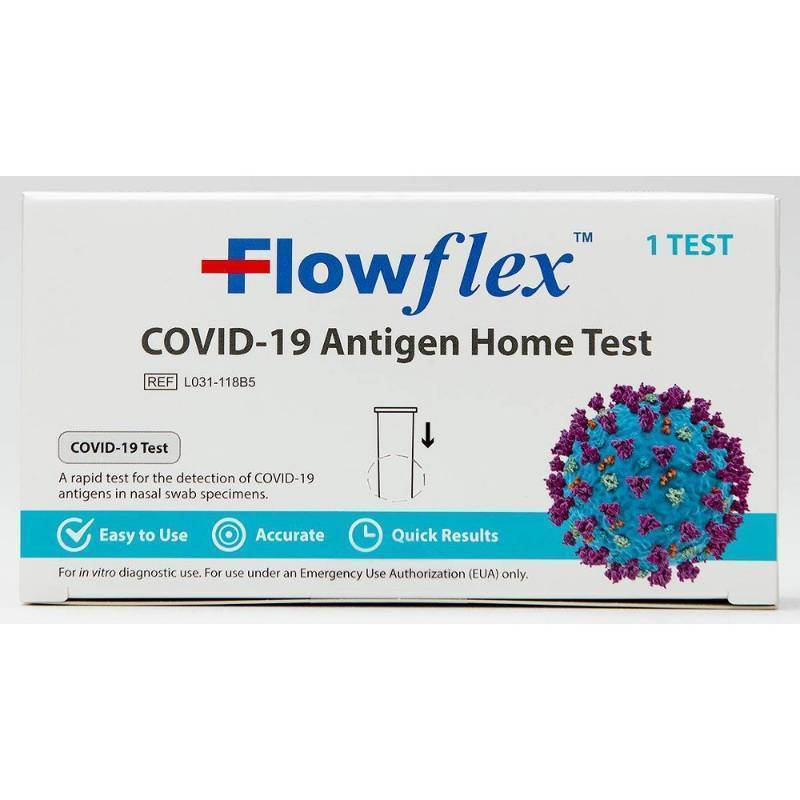lot 540057 image: FlowFlex Covid-19 Antigen Home Test - 1ct