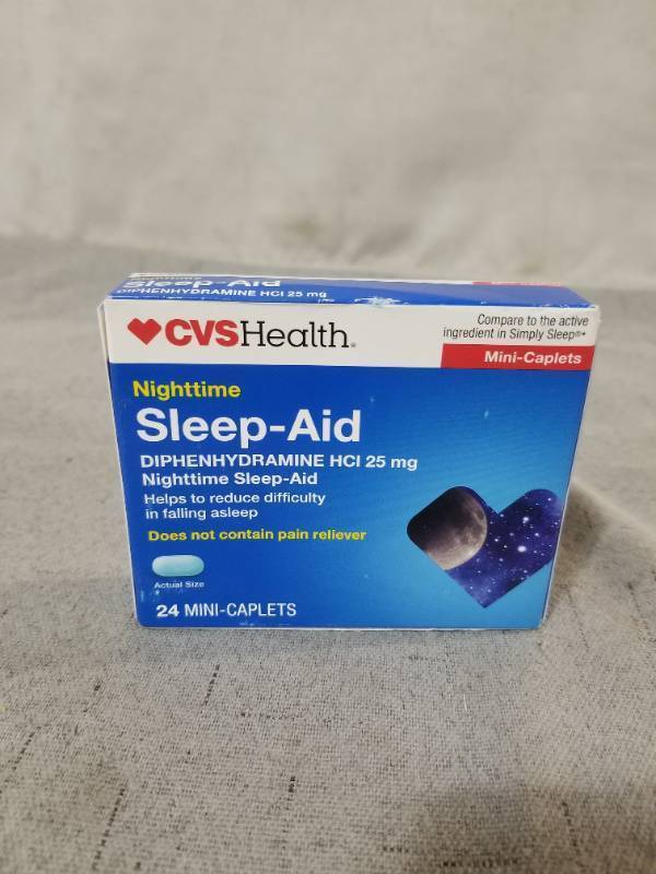 lot 540098 image: CVS HEALTH NIGHTTIME SLEEP AID 24 MINI CAPLETS