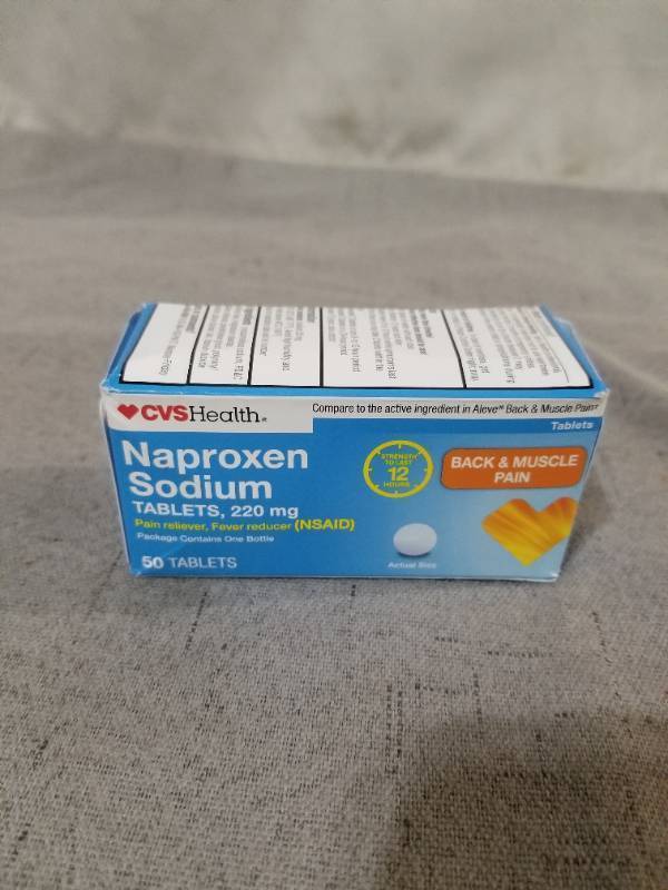 lot 540137 image: CVS HEALTH Naproxen Sodium  50 TABLET, FILM COATED