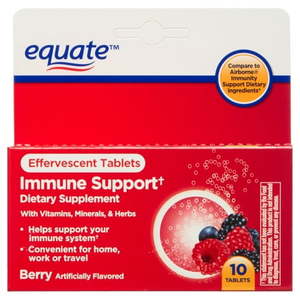 lot 180121 image: Equate Immune Support Dietary Supplement Berry 10 Count