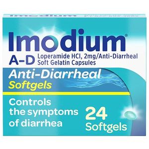 lot 180122 image: Imodium A-D Diarrhea Softgels - 24ct